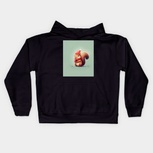 Happy squirel Kids Hoodie